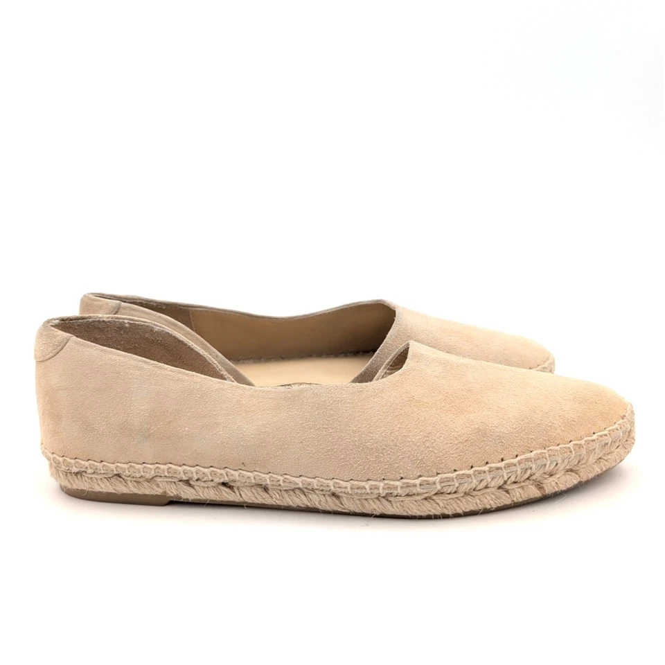 Alpargata Vince Tita Plana Ballet Para Mujer Puntera Almendra Beige Talla US8.5 EU39 Foto 3 de 4