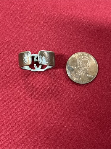 Vintage Sterling Silver 925 Gucci Ring Size 6.6 - Picture 3 of 6