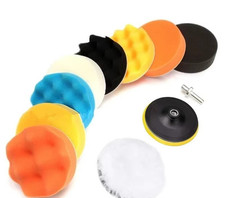 Buffer Polisher Kit Drill-Attachment New 4IN Buffing Pad Polishing Mop Car Wheel