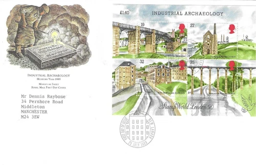 GB Comm/FDC - Industrial Archaeology - 1989  (RM908)