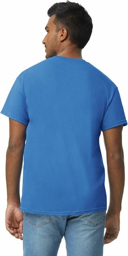 Gildan Unisex Adult Heavy Cotton T-Shirt, Style G5000, Small, Royal (2-pack) - Picture 3 of 6