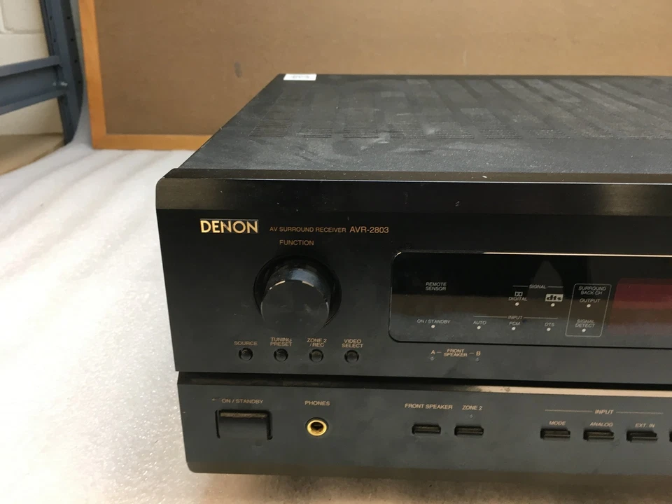 Denon AVR-2803 7.1 Channel Home Theater AV Surround Receiver No Remote Tested - Image 2 of 4