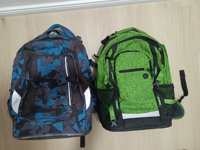 2 x Schulrucksäcke   Satch blau und 4You grün, gebraucht
