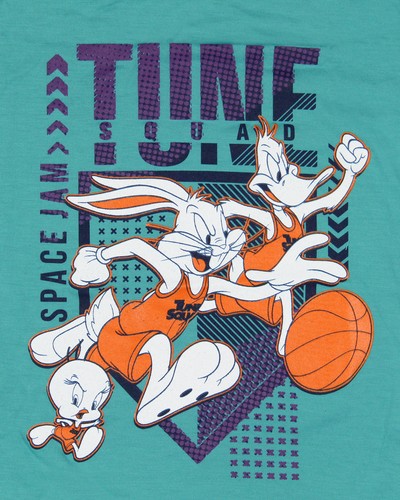 Looney Tunes Boy's Space Jam Tune Squad Bugs Bunny Tweety Bird Daffy T-Shirt - Bild 2 von 4