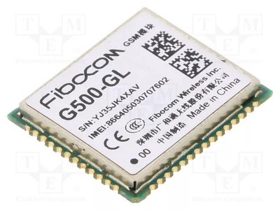 Down: 85,6kbps 2G 18,7x16x2,3mm Modul: GPRS/GNSS GPRS LCC68