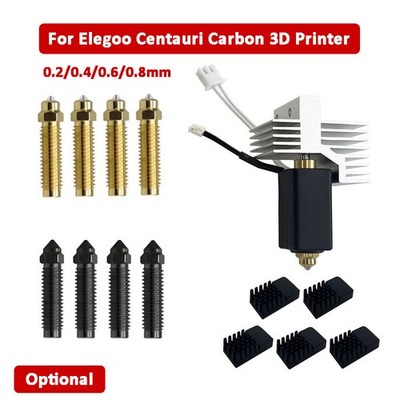 0.2-0.8mm Nozzle Hotend Kit For Elegoo Centauri Carbon 3D Printer Parts lot ACUS