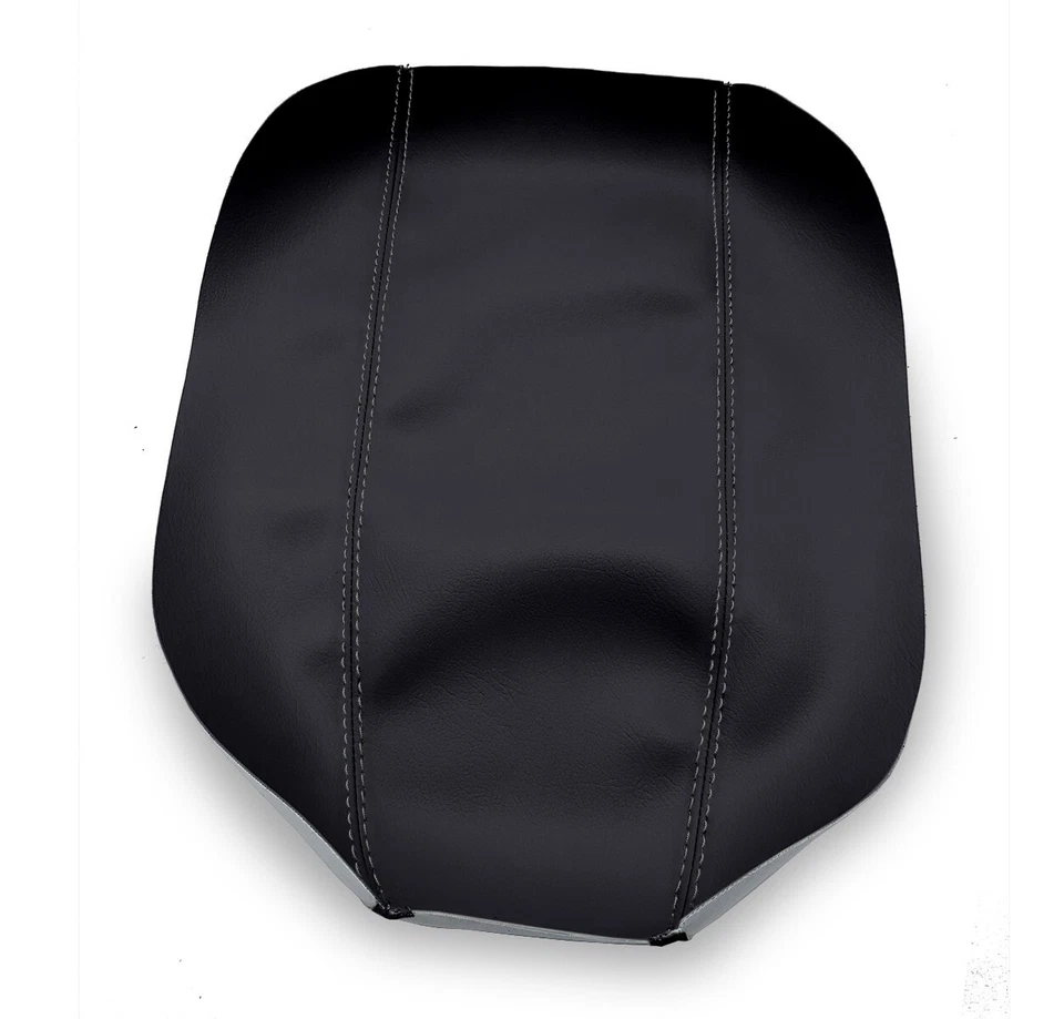 Reposabrazos de consola cubierta de cuero sintético para Dodge Nitro 07-11 puntada gris Foto 4 de 4