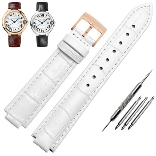 Echt Leder Uhrenarmband für konvexen Mundgürtel Damenband 14*8 mm 16*8 mm - Bild 28 von 42