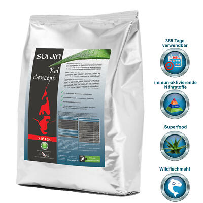 Koi Concept 100% Schwimmfutter Superfood Koifutter Wachstumsfutter Farbfutter