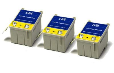 Badger Tinten x3 farbkompatible Tintenpatronen als Ersatz für Epson T008