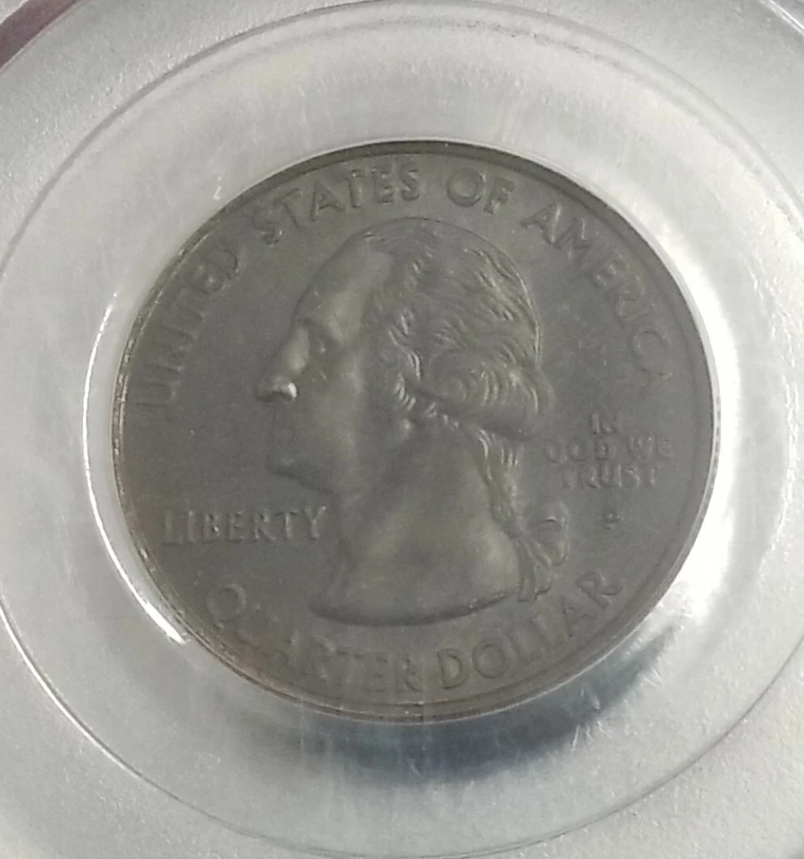 2003-P Illinois Quarter PCGS MS64 Improperly Annealed Plan. Sintered Planchet - Image 4 of 4