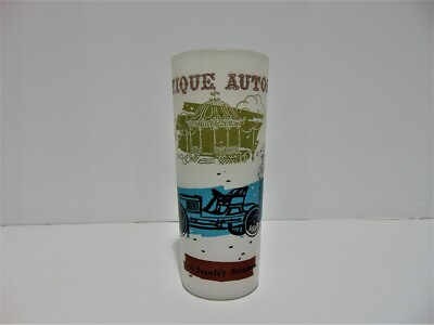 #ad Anchor Hocking Antique Autos 1906 Stanley Steamer Ice Tea Tumbler $9.36