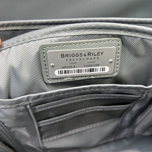 BRIGGS & RILEY EXECUTIVE 2 Wheel ROLLING BRIEF KR305-4 Nylon 15" Laptop Case BAG - Picture 5 of 12