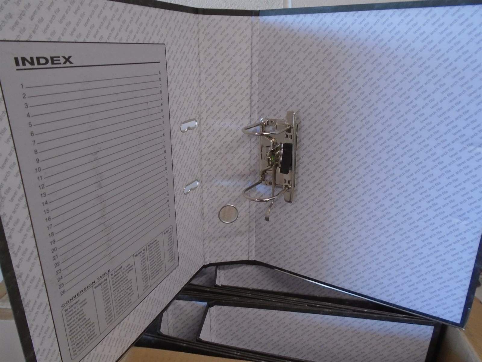 Box of 10 foolscap lever arch files eBay