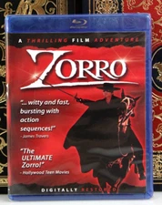 ZORRO  UNEDITED REMASTERED Alain Delon RARE OOP -- BLU-RAY NEW -- I SHIP BOXED