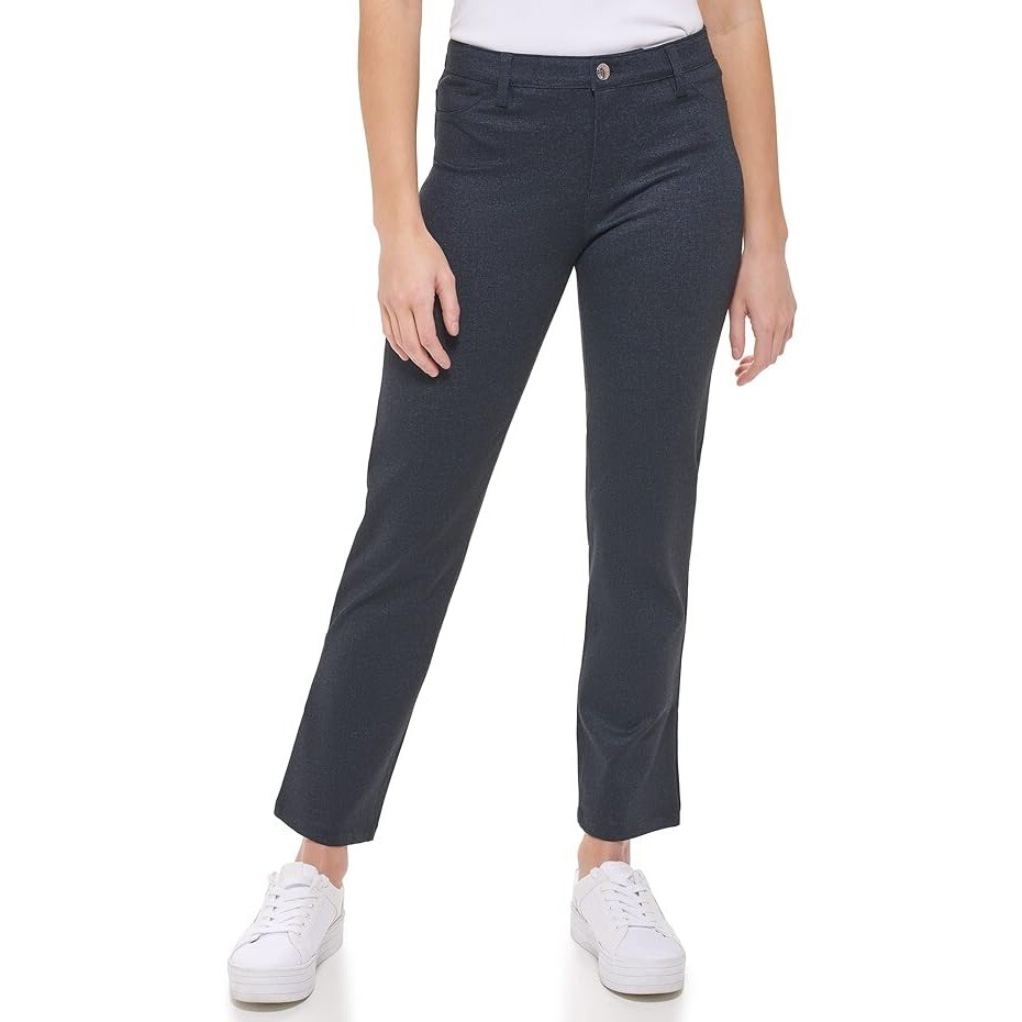 Calvin Klein Women’s Side Slit Ankle Pants Medium Indigo Size XS NWT