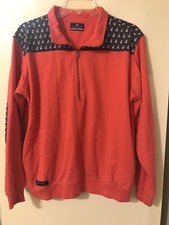 Simply Southern Women's 1/4 zip pullover-spell out on back-elbow patches-Size SM
