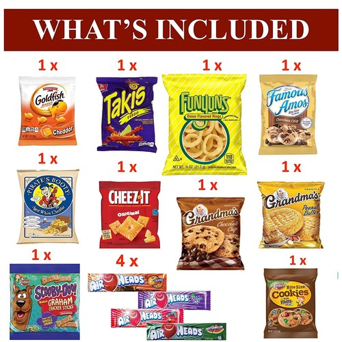 Ultimate Variety Sampler Care Package, Gift Package, Snacks, Chips, Cookies,Bars - Picture 3 of 6