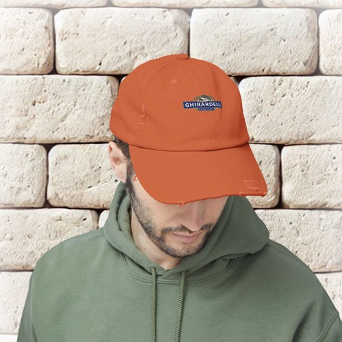 Ghirardelli Chocolate Logo Unisex Distressed Cap - 第 25/72 張圖片