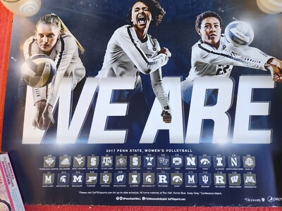 Penn State 2017 Lady Lions Volleyball Poster (RC 4-2)