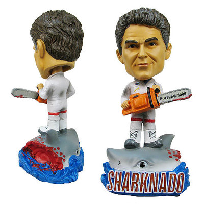 BEELINE CREATIVE SHARKNADO 3 THE HOFF VS SHARKNADO BOBBLE HEAD DAVID HASSELHOFF