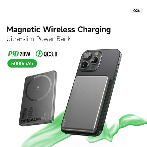 Hoco Q26 Joy 5000mAh 20W Magnetic Wireless Charging Power Bank – Brand New – ... - Bild 3 von 3