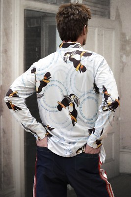 Screen Accurate FIGHT CLUB Toucan Shirt, Tyler Durden, Brad Pitt