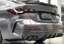 M4 Style Rear Trunk Spoiler Gloss Black For 2021-2023 BMW 4 Series G22 G82 Coupe