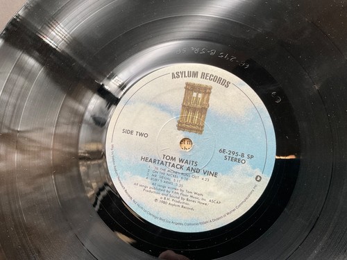 TOM WAITS Heart Attack And Vine LP Vinyl Original Issue 1980 Asylum 6E-295 - Picture 5 of 6