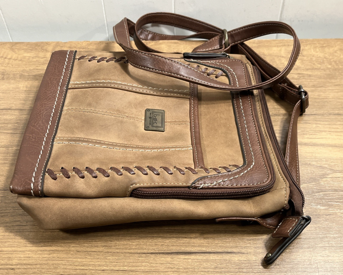 b.o.c. Born Concept Casual Backpack Purse NWOT Tan & Brown Western Style Bag Shoulder Tote Bag, BOC Born Concept, Faux Leather, Brown  main image 2