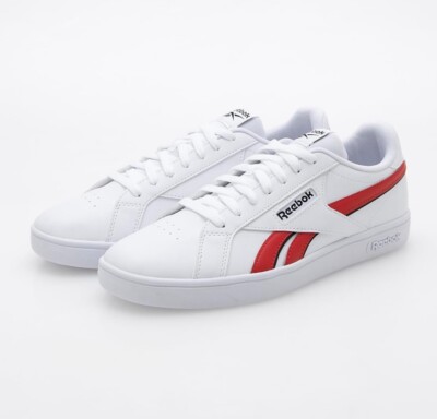 Reebok Unisex Court Retro Classic Sneaker Schuhe Größe 45 weiß rot schwarz neu