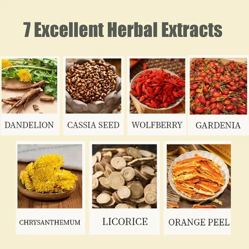 Chicory and Gardenia Tea Dandelion Wolfberry Organic Kidney Liver Chinese Herbal - Picture 11 of 12