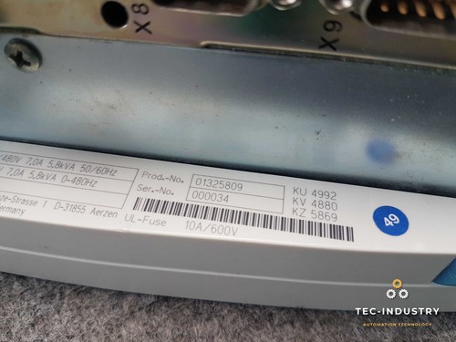 Tipo LENZE: EVS9324-EP | Nº de identificación: 13015956 | 33.9324PE.7B.62 | Convertidor de frecuencia - Imagen 4 de 10
