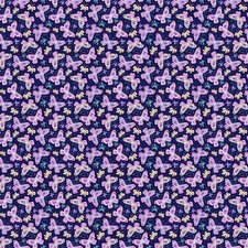 Michael Miller Fabrics~Enchanted Garden~Enchanted Butterflies~Navy~BTY, CX11321