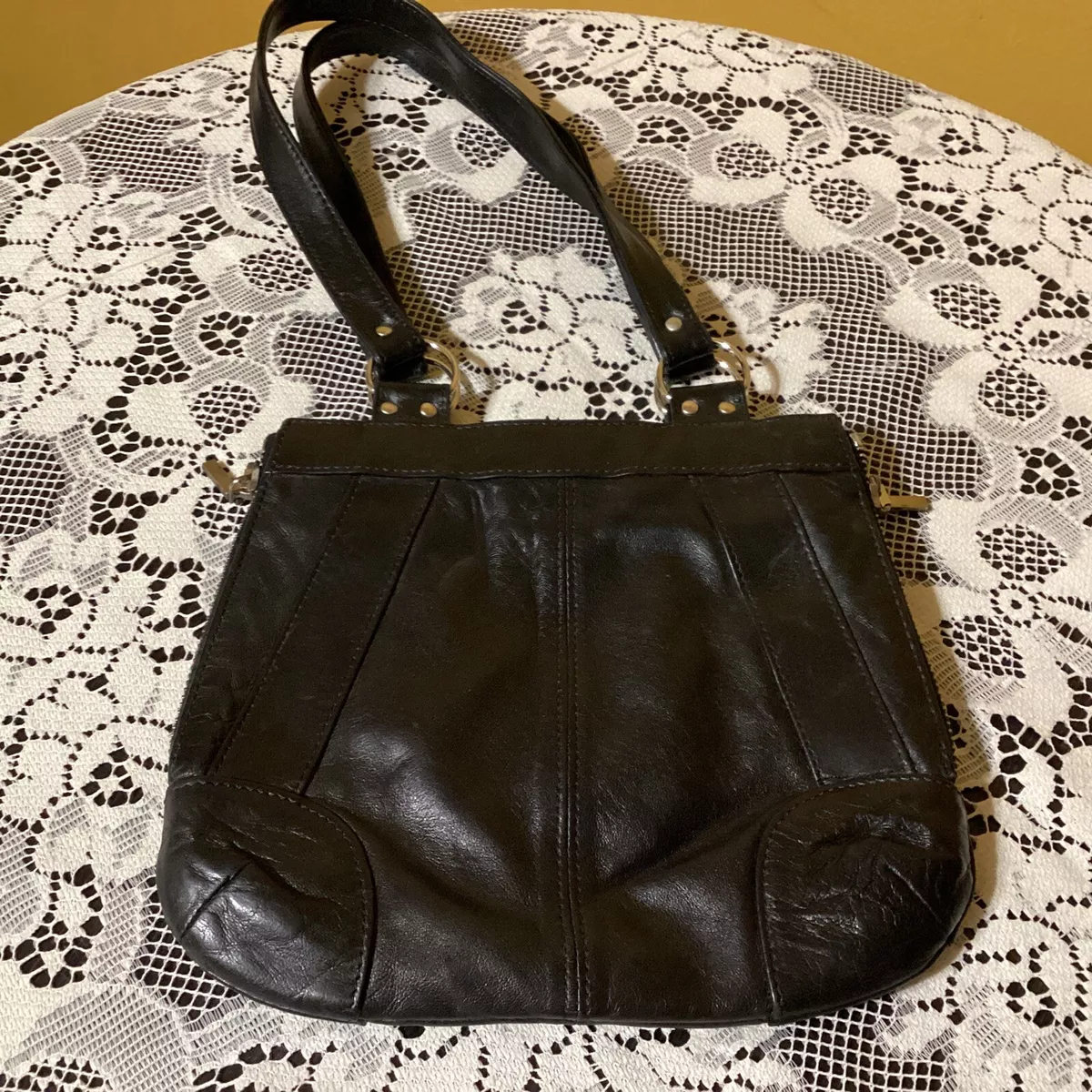 Amor leather tote shop bag
