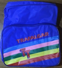 Vintage 80 s Trafalgar TT Nylon Rainbow Messenger Bag