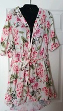 Show Me Your Mumu Brie Floral Robe One Size Garden of Blooms With Tie Romantic