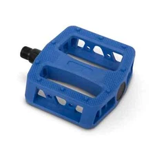 AUTHENTIC SE BIKES 12 O'CLOCK PC PEDALS - BMX PEDALS - 9/16" - SET OF 2 - BLUE