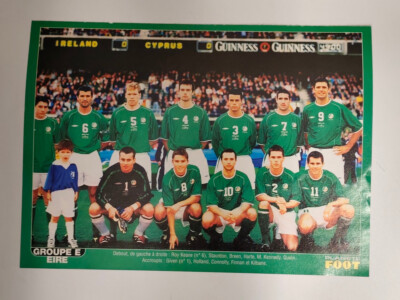 Magazin Planet Foot Poster World Cup 2002 Team Kamerun Eire Fußball