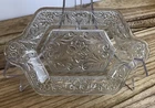 VTG Indiana Glass Depression Sandwich Pattern Sugar/Creamer Tray Serving Tray