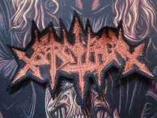 Sarcofago Shape Patch Thrash Metal Midnight Venom Sepultura **