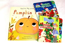 Beginners Books Of Halloween Christmas Lot Of 3 Introdution to Joy Of Books