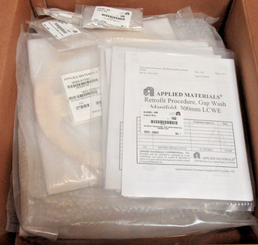 AMAT APPLIED MATERIALS 0240-47624 RETROFIT KIT GAP WASH MANIFOLD 300mm