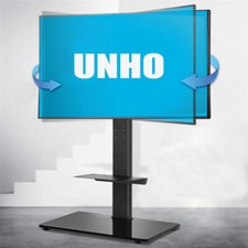 Floor TV Stand Tall Corner TV Mount Stand Bracket Shelf 32-65" Universal  Swivel