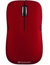 Verbatim Ambidextrous RF Wireless Optical Mouse - Matte Red