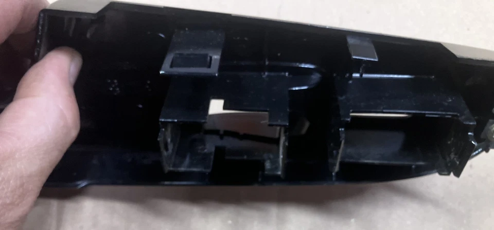 2004 2010 Toyota Sienna OEM Gray Black Driver Passenger Door Handle Armrest Set - Image 4 of 4