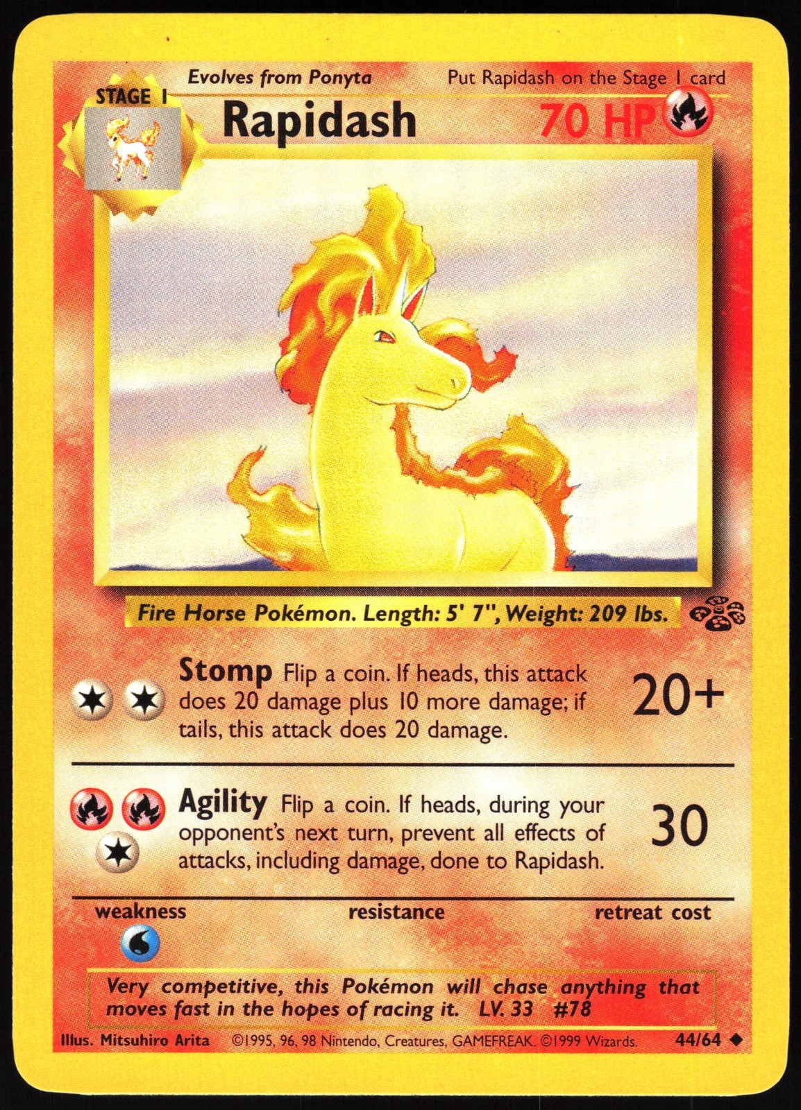 Rapidash #44 NM
