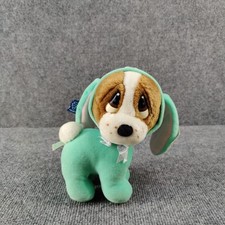 Applause Sad Sam Basset Hound Plush Toy Mint Green Bunny Costume Vintage Tags 8"