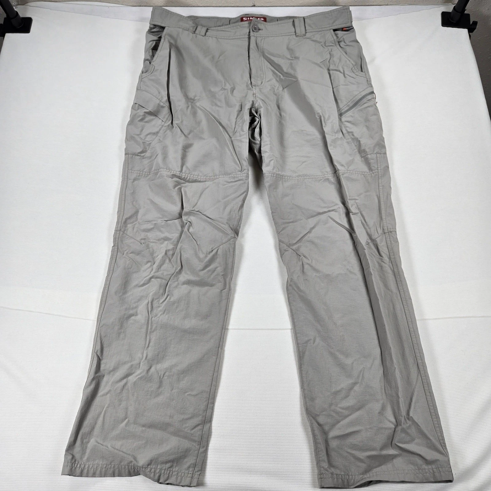 Simms Fishing Products Gray Outdoor Hiking Fishing Pants Men's Size XXL