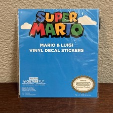 Super Mario Mario And Luigi Vinyl Decal Stickers Nintendo Culture Fly